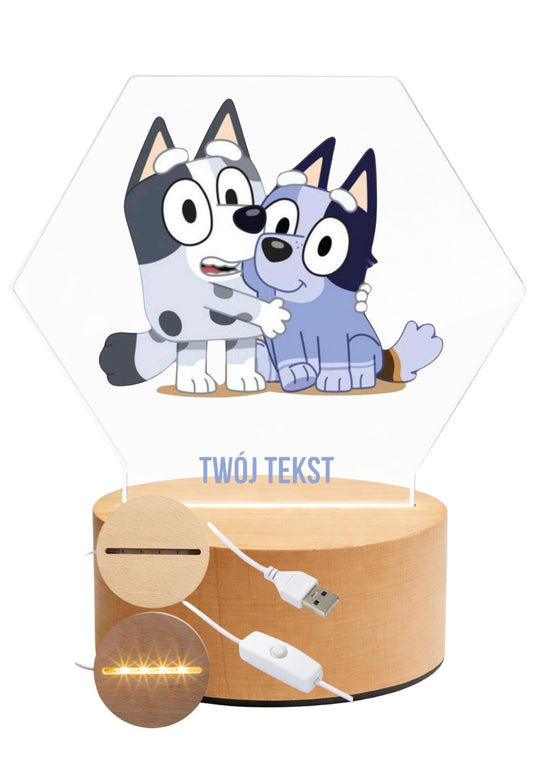 Lampka LED, Bluey #034