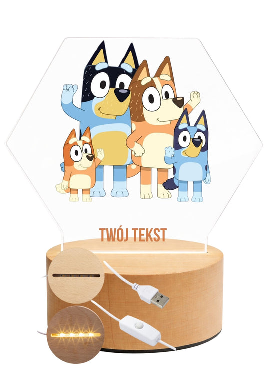 Lampka LED, Bluey #036