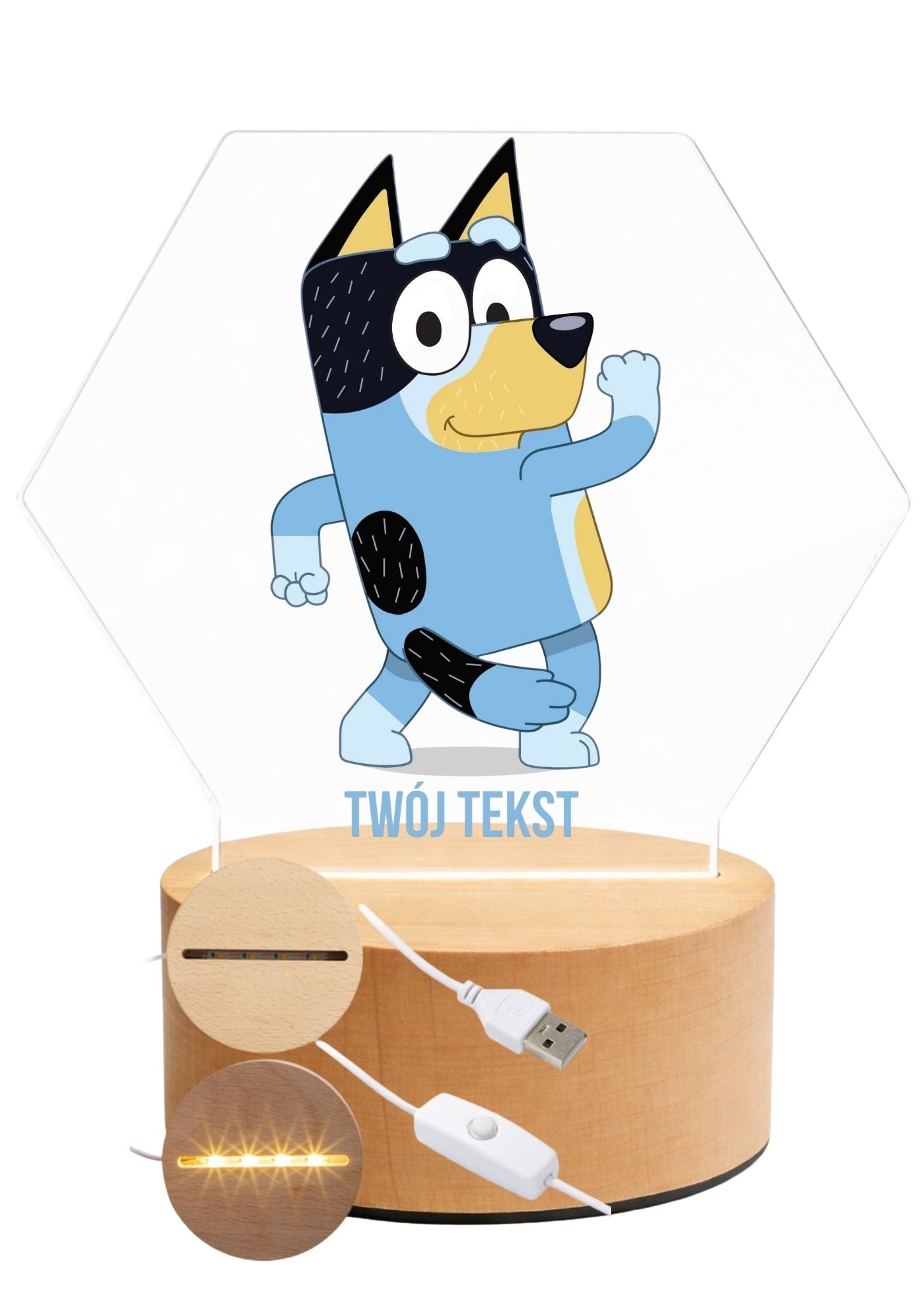 Lampka LED, Bluey #040