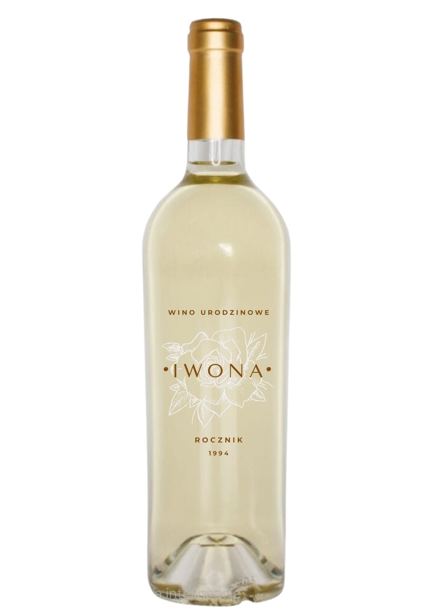 Etykieta na wino - urodziny #001