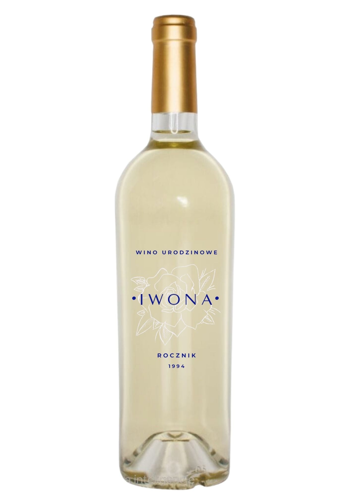 Etykieta na wino - urodziny #001