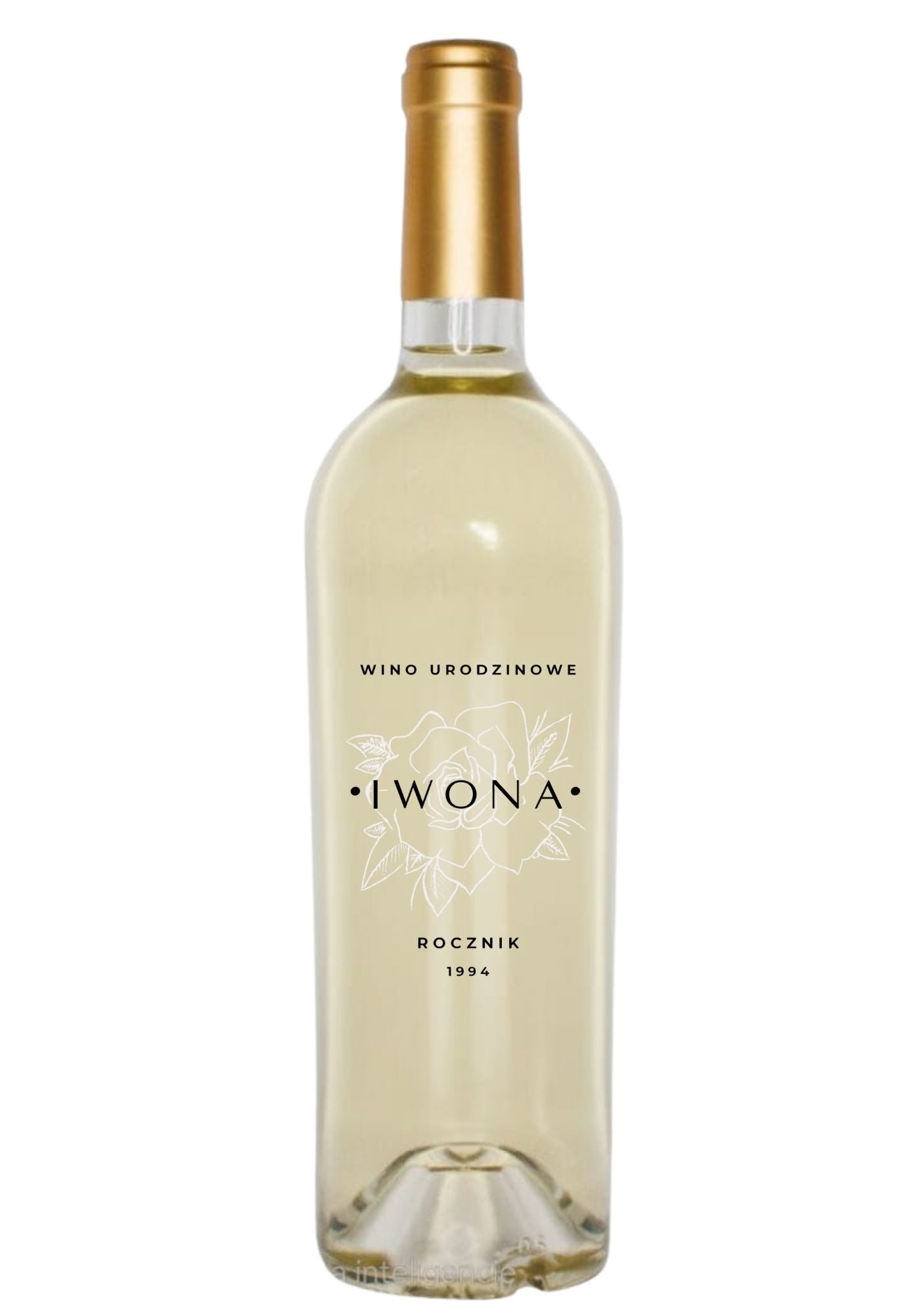 Etykieta na wino - urodziny #001
