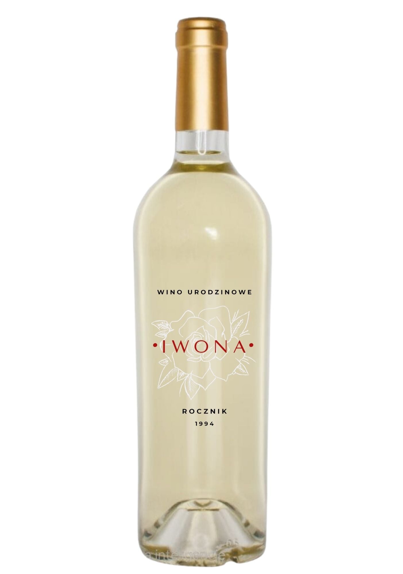 Etykieta na wino - urodziny #001