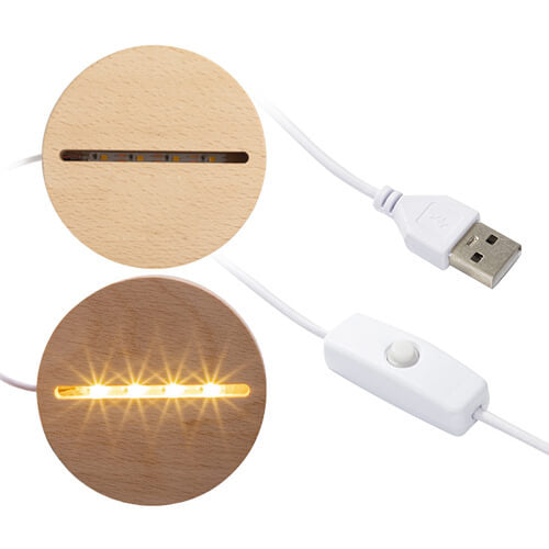 Lampka LED z plexi Królik – personalizowana lampka nocna dla dziecka #158