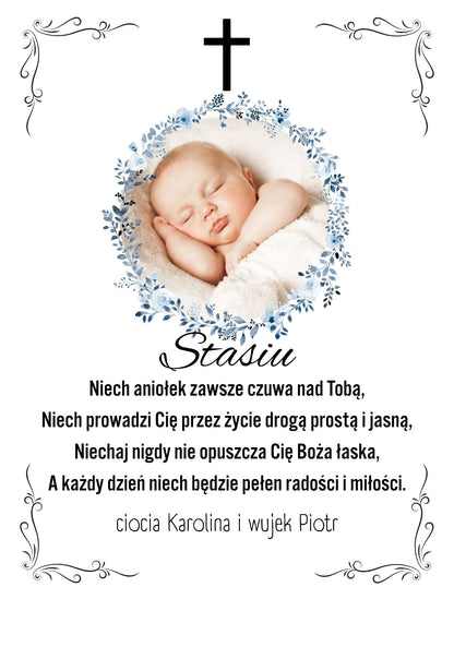 Statuetka Plexi, Chrzest - personalizowana #029