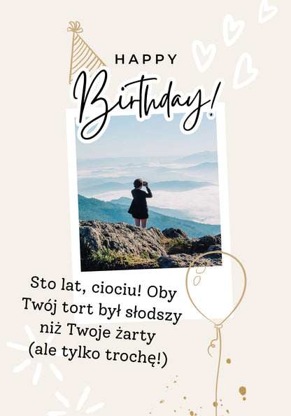 Statuetka ze zdjęciem - personalizowana #001